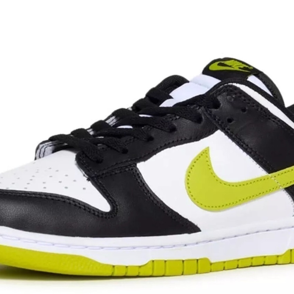 New Dv0833 100 Nike Dunk Low Black Bright Cactus Size 11.5 - Picture 3 of 8